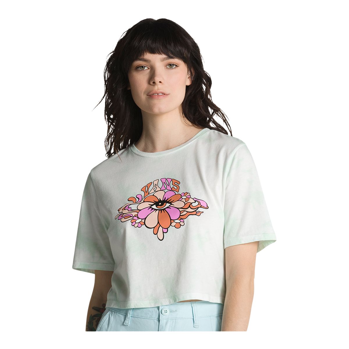 Vans Women's Psychadelic Crop T Shirt