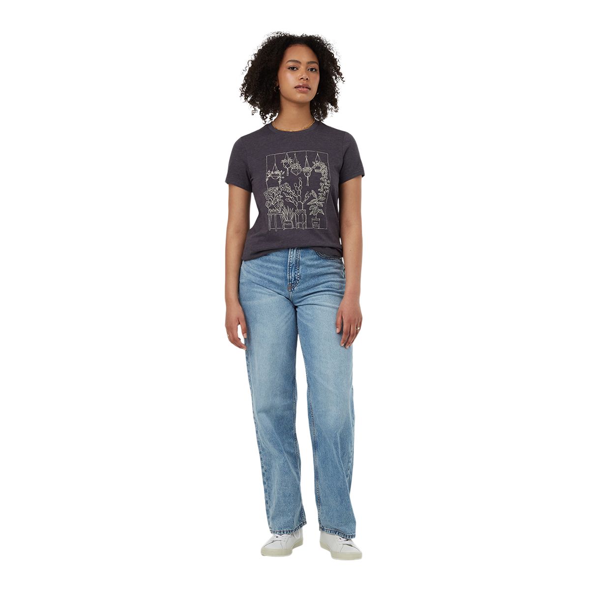 tentree Women's Plant Club Relaxed Fit T Shirt