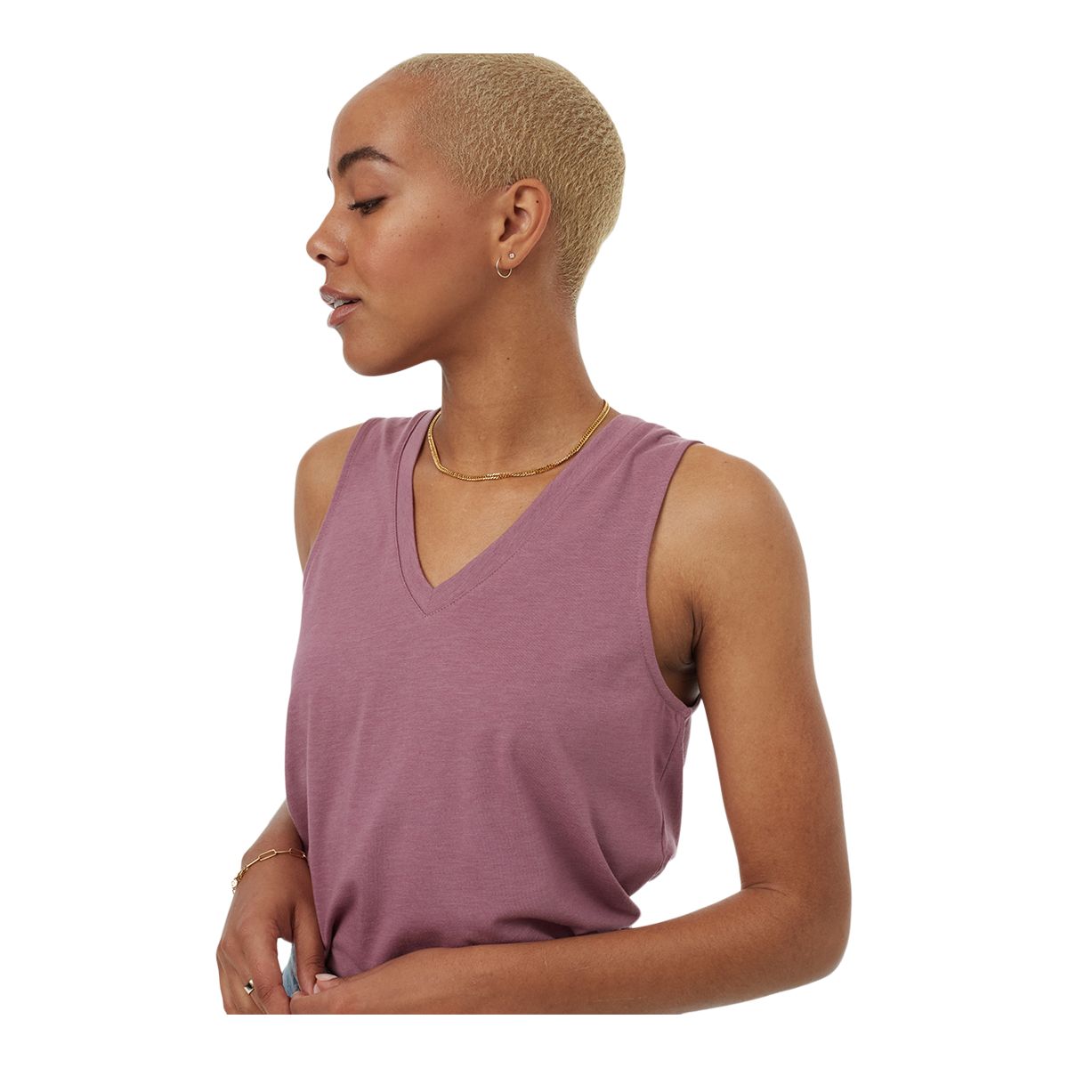 Tentree Women's TreeBlend V-Neck Tank Top