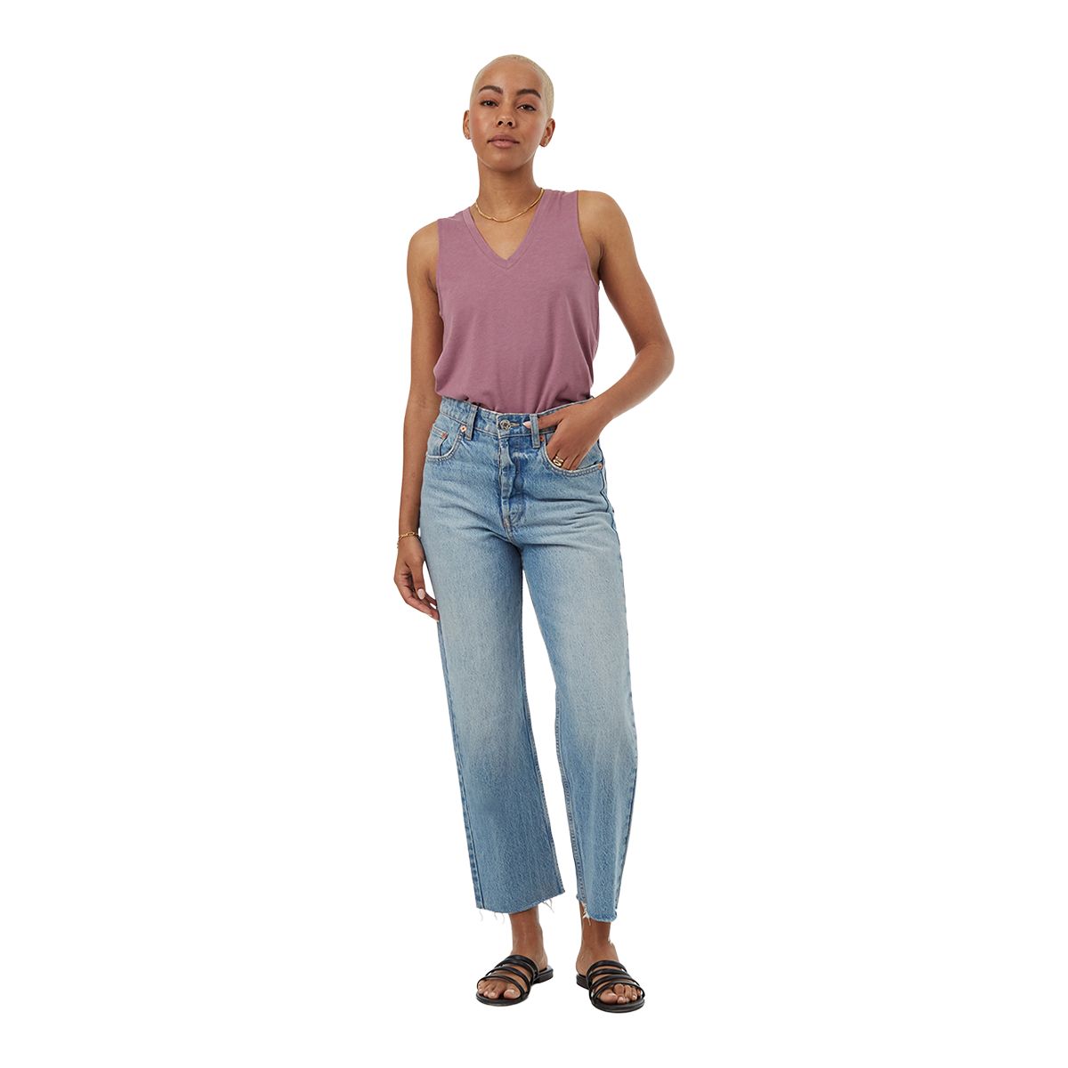 Tentree Women's TreeBlend V-Neck Tank Top