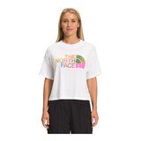The North Face Women's Half Dome Crop T Shirt Front_Flat