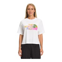 The North Face Women's Half Dome Crop T Shirt Front_Flat