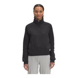 The North Face Women's Longs Peak Quilted 1/4 Zip Hoodie Front_Flat