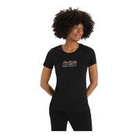 Icebreaker Women's Tech Lite II Mountain Geology T Shirt Front_Flat