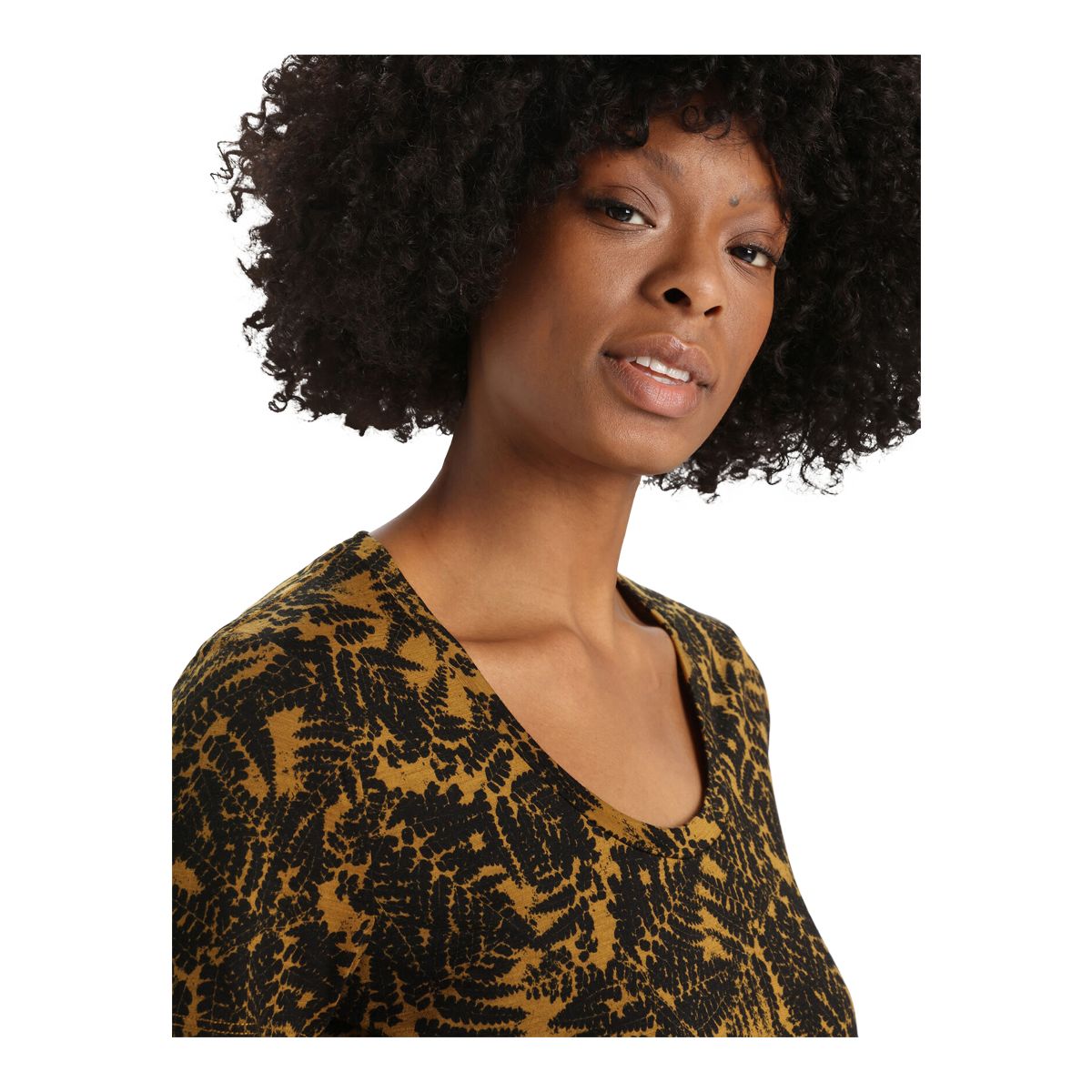 Icebreaker Women's Tech Lite Scoop Ferns T Shirt