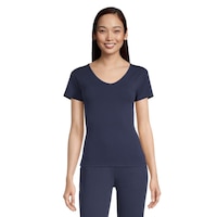 Ripzone Women's Hart V Neck T Shirt Front_Flat