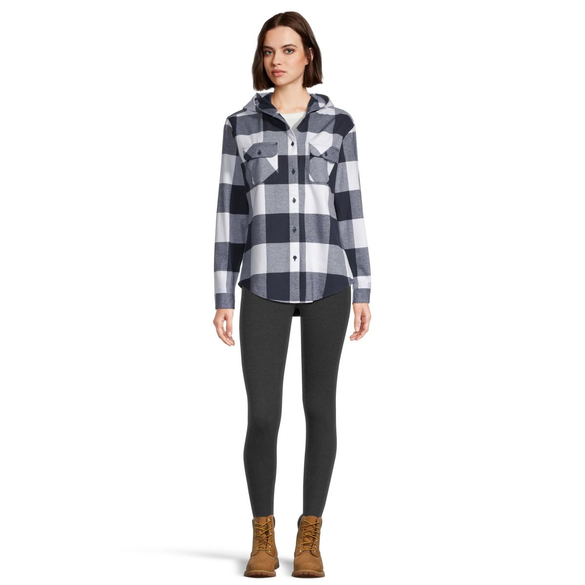 Ripzone Women's Apex 2.0 Hooded Flannel Top