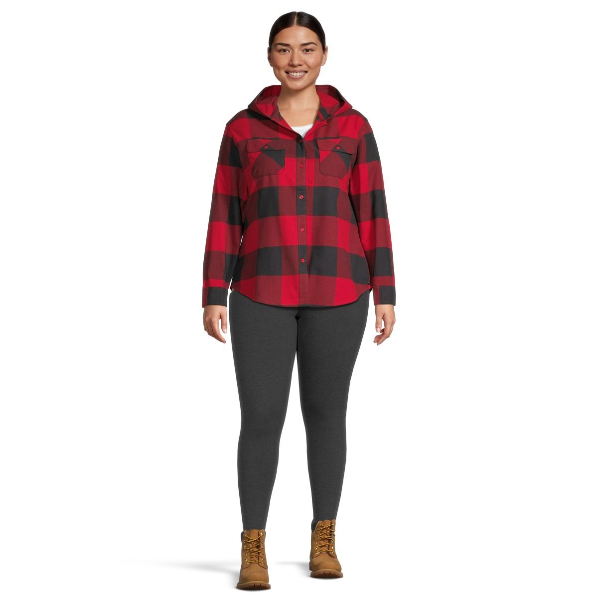 Ripzone Women's Apex 2.0 Hooded Flannel Top