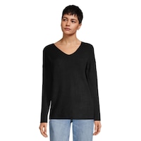 Ripzone Women's Queenie V Neck Sweater Front_Flat