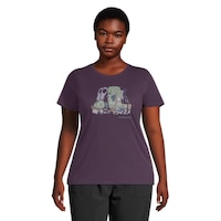 Woods Women's Plus Size Cayley "Pack Your Pack" Graphic Tee Front_Flat