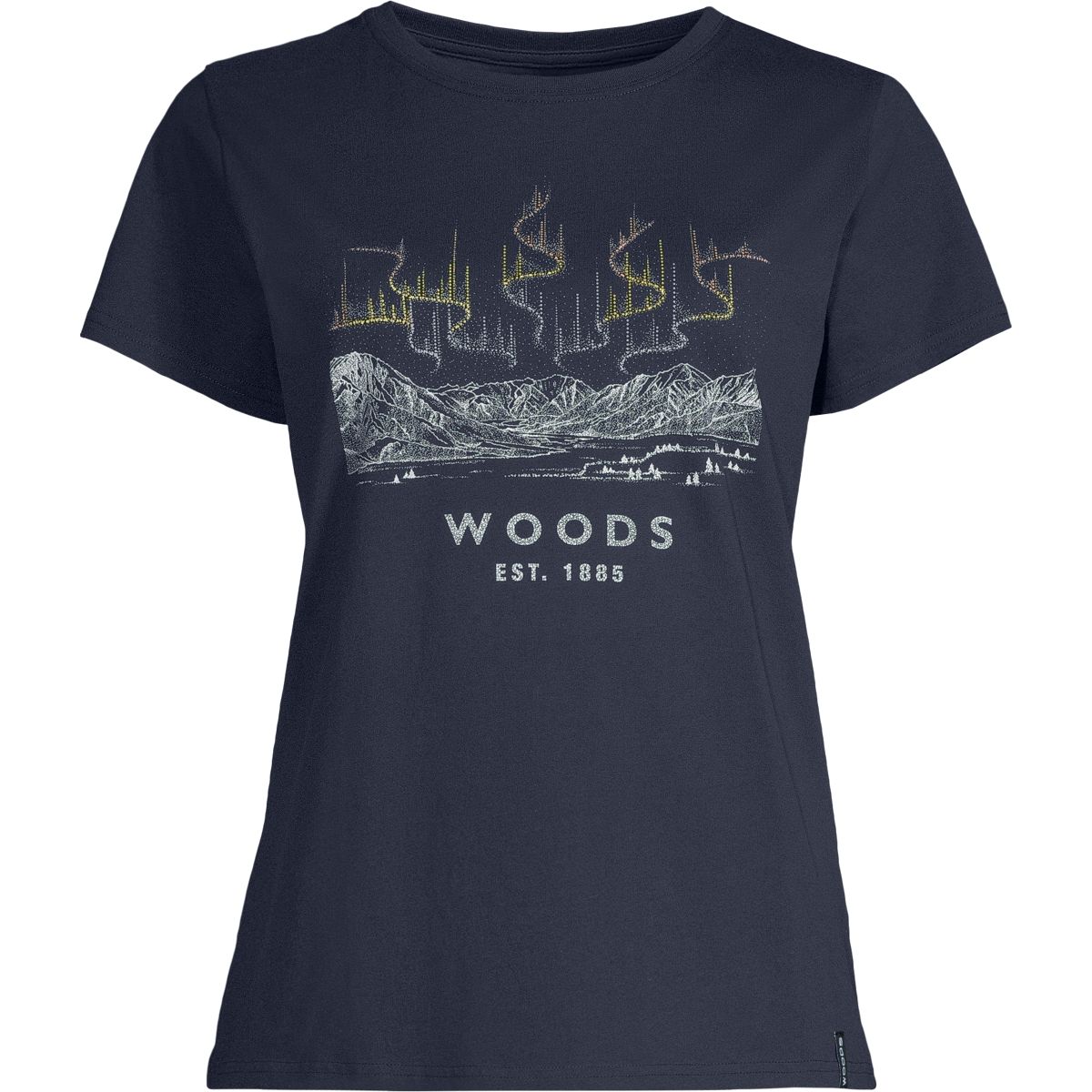 Woods Women's Cayley Northern Lights T Shirt