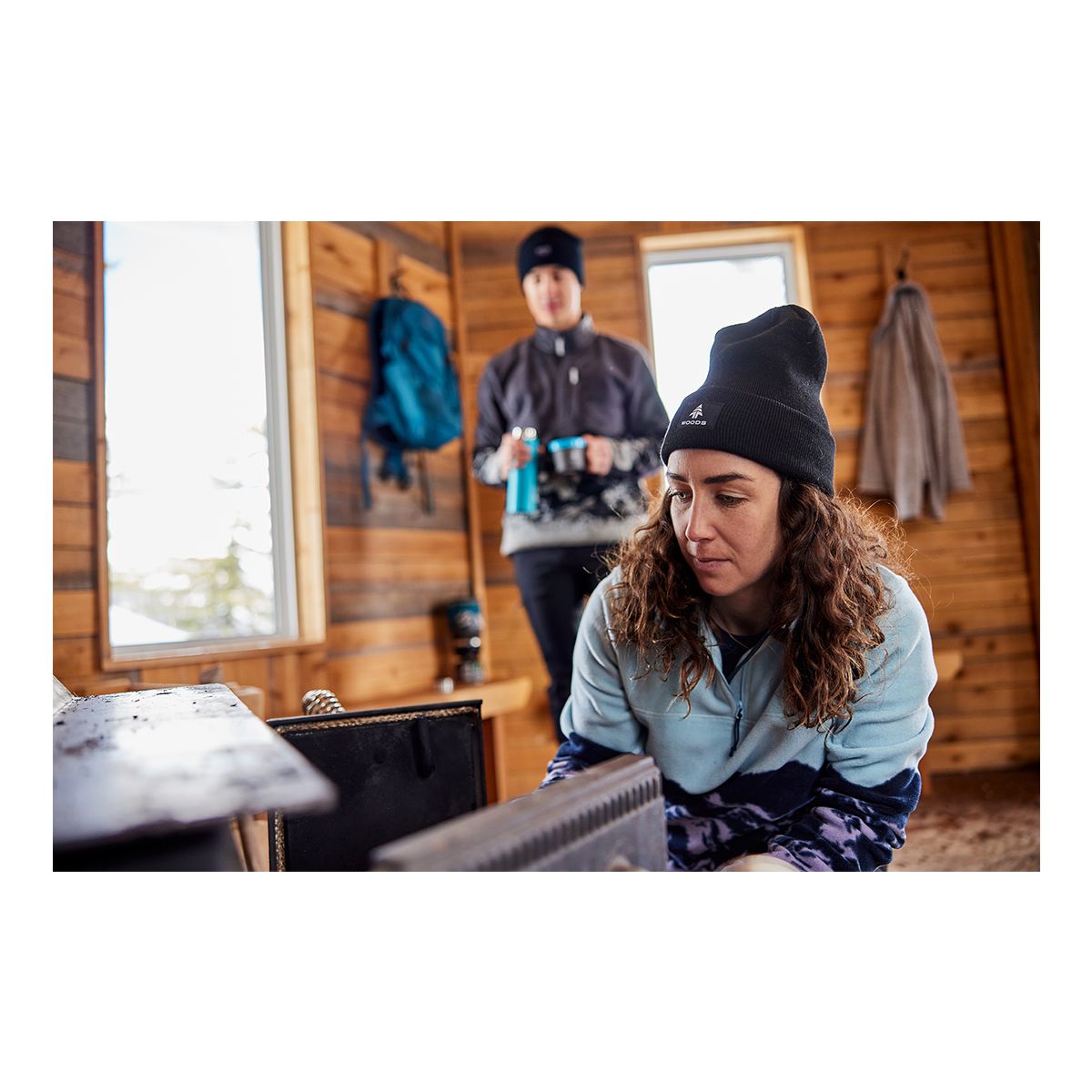 Woods Women's Blakiston Quarter Zip Fleece Top