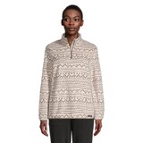 Woods Women's Blakiston 1/4 Zip Fleece Top Front_Flat