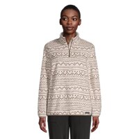 Woods Women's Blakiston 1/4 Zip Fleece Top Front_Flat