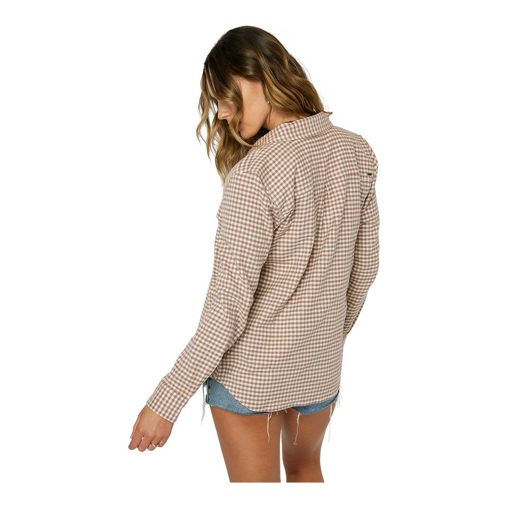 Nash Flannel Top - Storm Blue