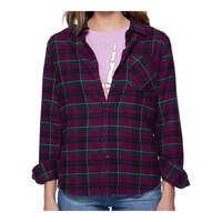 O'Neill Women's Logan Flannel Top Front_Flat
