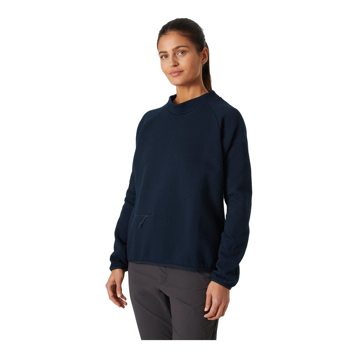 Women's Fleece Crewneck Pullover Sweater - HASS® Apparel by