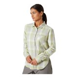 Helly Hansen Women's Lokka Flannel Shirt Front_Three_Fourths_Angled_Left