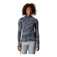 Mountain Hardwear Women's Crater Lake Half Zip Top Front_Flat