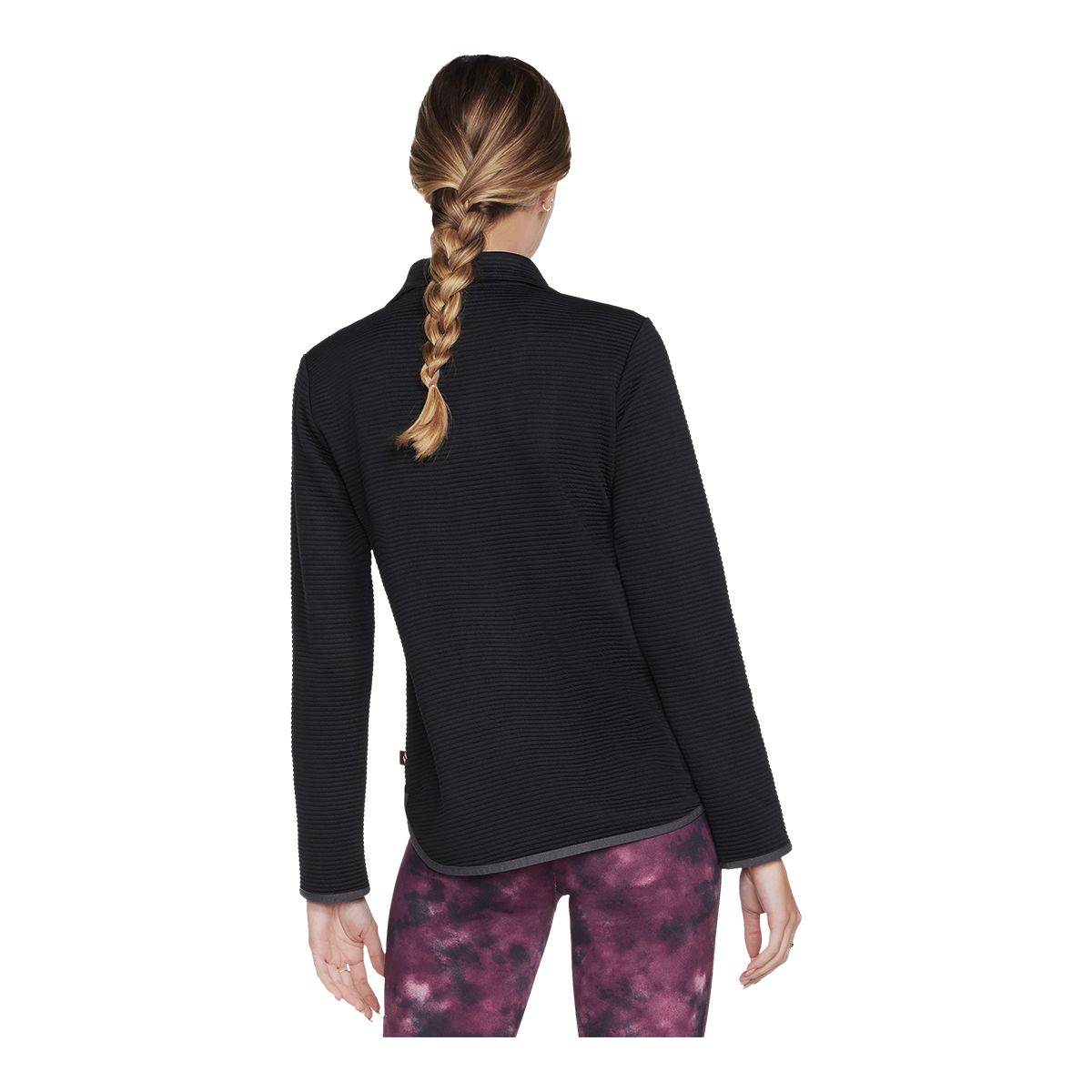 Skechers Women's Softknit Ottoman 1/4 Zip Sweater