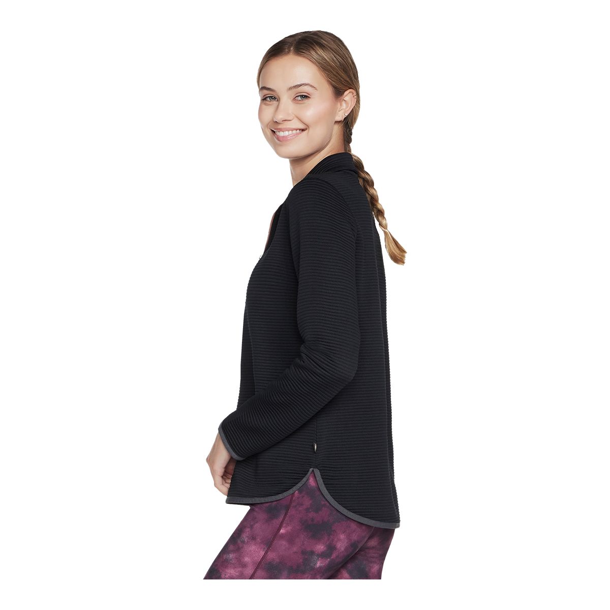 Skechers Women's Softknit Ottoman 1/4 Zip Sweater