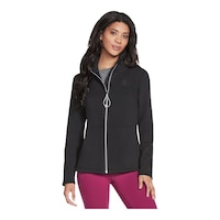 Skechers Women's Gosnuggle Jacket Front_Flat