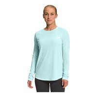 The North Face Women's Wander Hi-Low T-Shirt Front_Three_Fourths_Angled_Left