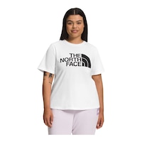 The North Face Women's Plus Size Half Dome T Shirt Front_Three_Fourths_Angled_Right