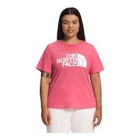 The North Face Women's Plus Size Half Dome T Shirt Front_Three_Fourths_Angled_Right
