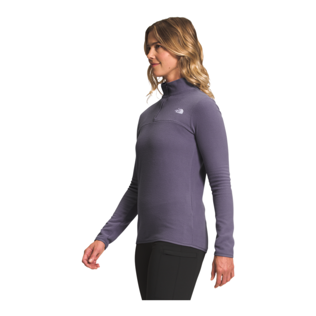 The North Face Women's Tka Glacier 1/4 Zip Long Sleeve Top SportChek