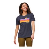 Cotopaxi Women's Disco Wave Organic T Shirt Front_Flat