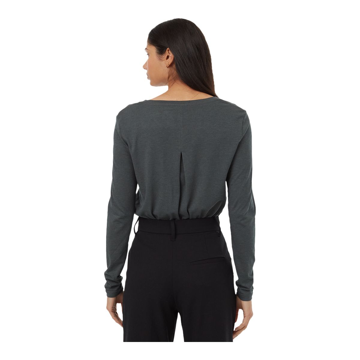 tentree Women's TreeBlend V-Neck Long Sleeve T Shirt