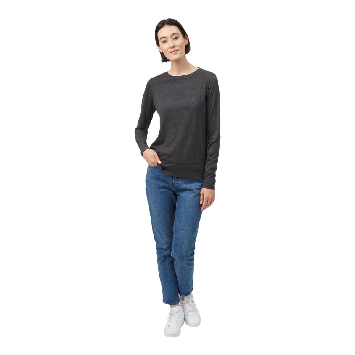 tentree Women's Treeblend Long Sleeve T Shirt