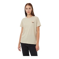 Tentree Women's Artist Portal Graphic T Shirt Front_Angled_Left