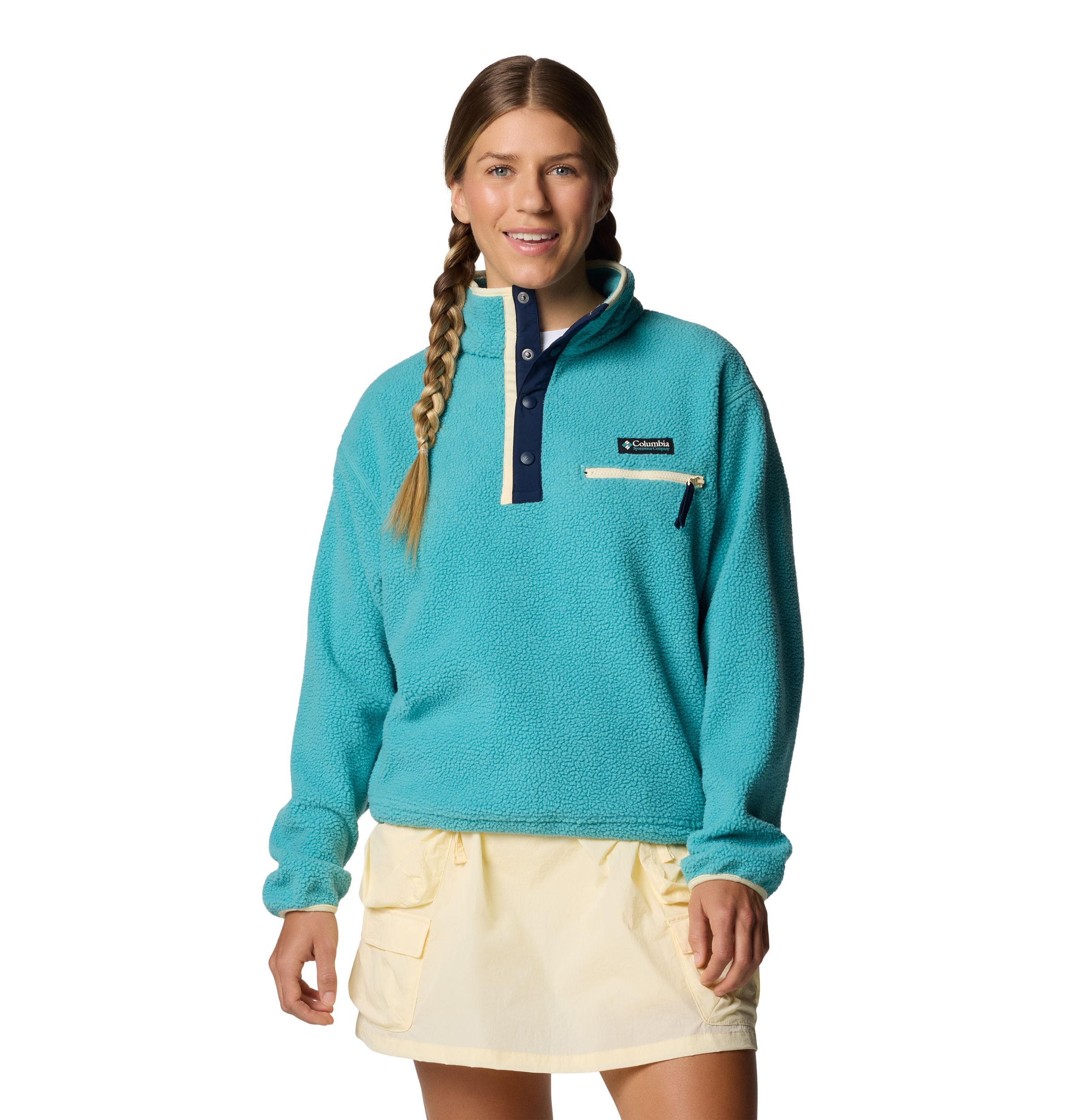 Columbia Women's Helvetia™ Cropped Half Snap Fleece Pullover