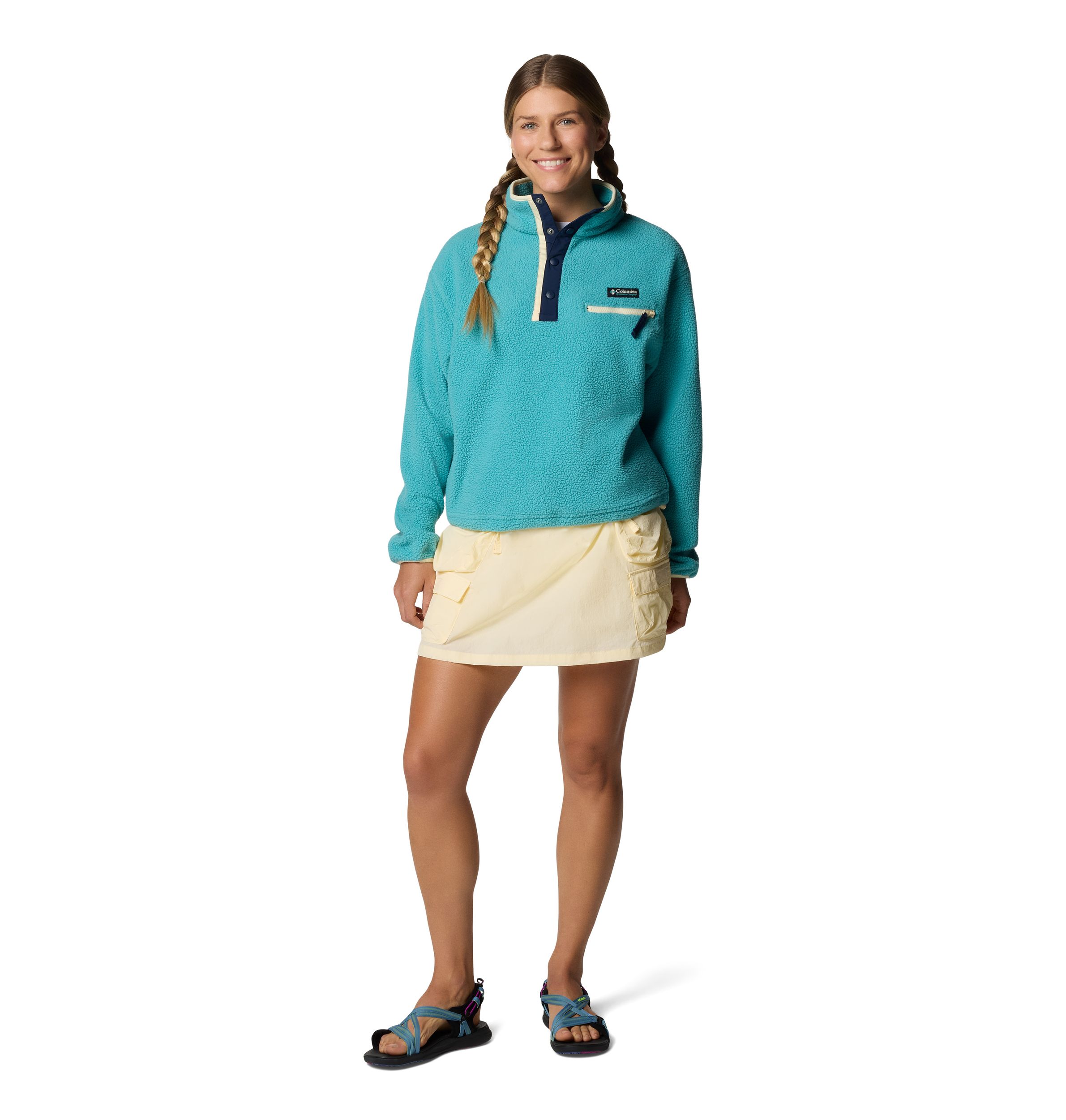 Columbia Women's Helvetia™ Cropped Half Snap Fleece Pullover
