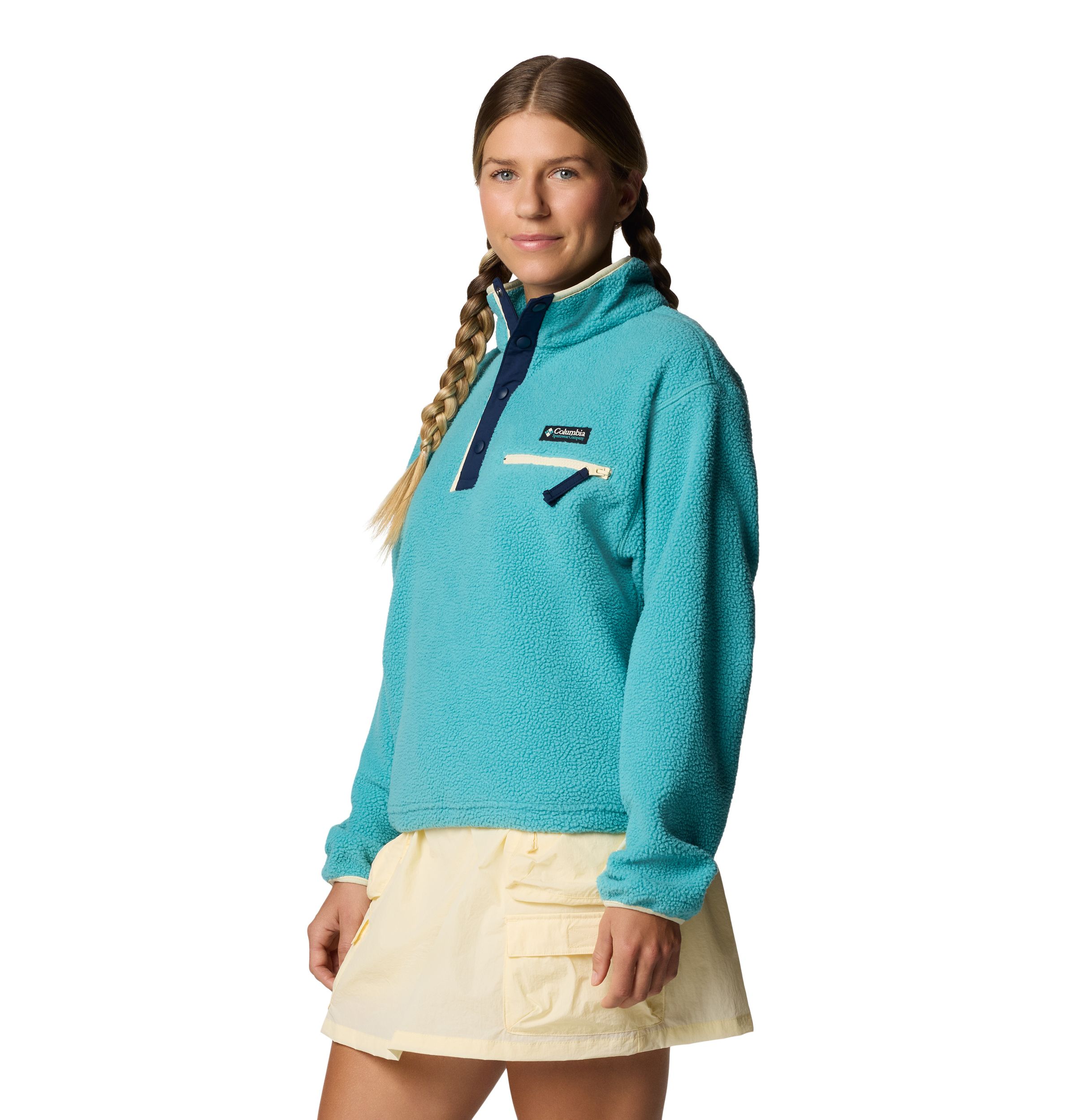 Columbia Women's Helvetia™ Cropped Half Snap Fleece Pullover