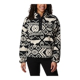 Columbia Women's Helvetia™ Cropped Half Snap Fleece Pullover Front_Flat