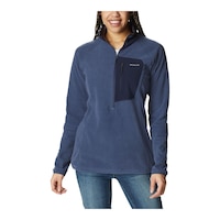 Columbia Women's Outdoor Tracks™ 1/2-Zip Long Sleeve Top Front_Flat