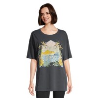 Roxy Women's Secret Paradise XBFC T Shirt Front_Flat