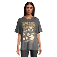 Roxy Women's Botanical Bloom XBFC T Shirt Front_Flat