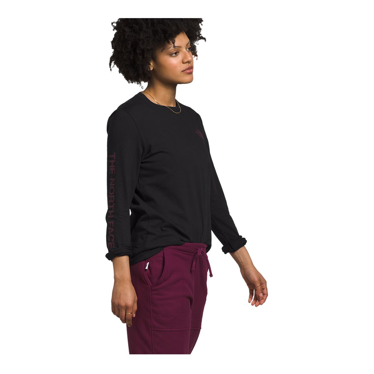 Image of The North Face Women's Long Sleeve Sleeve Hit Graphic Tee