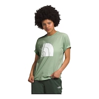 The North Face Women's Jumbo Half Dome T Shirt Front_Three_Fourths_Angled_Left