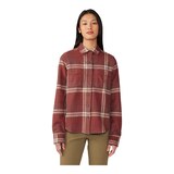 Mountain Hardwear Women's Plusher™ Flannel Shirt Front_Flat