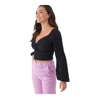 O'Neill Women's Brinley Top Front_Angled_Left