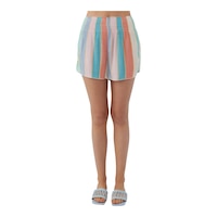 O'Neill Women's Cove Stripe Shorts Front_Flat