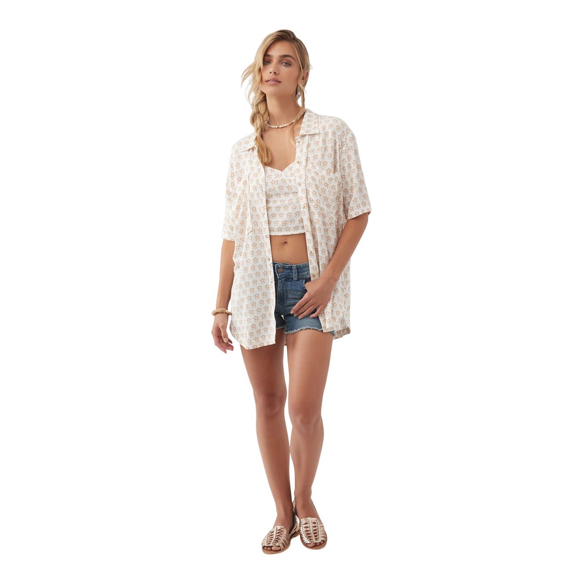 O'Neill Women's Tricia Daisy Woven Top