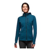 Black Diamond Women's Coefficient Hoodie Front_Flat