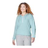 FWD Women's Free Oversized Drapeknit Hoodie Front_Angled_Left