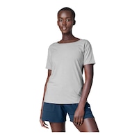 FWD Women's Friday Drirelease® Minimal T Shirt Front_Angled_Left